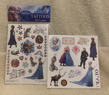 Lot Of 37 Pc Disney Frozen Tattoos - NEW