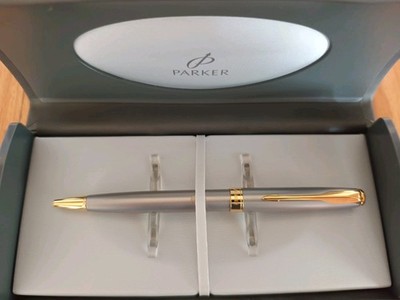 Parker Sonnet Flighter SS GT Kugelschreiber & Original Box YI 2006 Frankreich sehr guter Zustand GWO