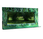 Wall art with mirror and display ledge, original, vintage  1995 — photo 2