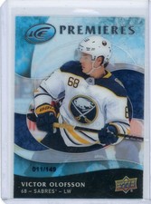 2019220 Upper Deck NHL Ice Premiers Victor Olofsson 11/149 !