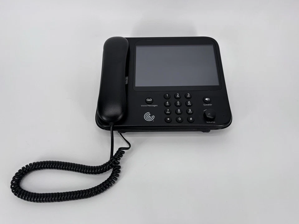 CaptionCall 78T Corded Telephone Black Speakerphone Ethernet RJ45 RJ11 1-Line - Photo 1/4