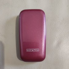 Alcatel Pink Mobile Phone simple basic flip classic retro
