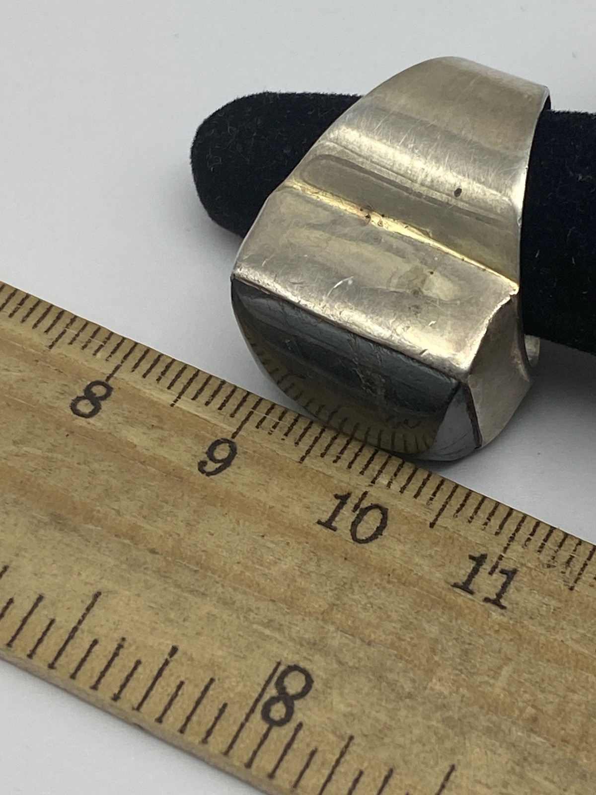 Sterling silver Labradorite Rectangle Size 6 Ring… - image 8