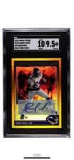 23/50 2024 Panini Score #189 Randy Moss Gold Zone Autograph* NFL Vikings SGC 9.5