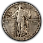 1920 25c Standing Liberty Silver Quarter - Luster - AU - SKU-Y6401