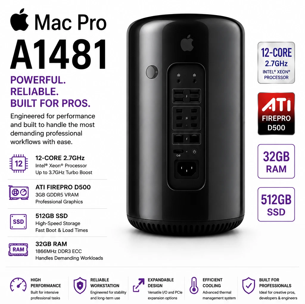 Apple Mac Pro Intel Xeon 12-Core 32 GB RAM Apple Desktops & All-In