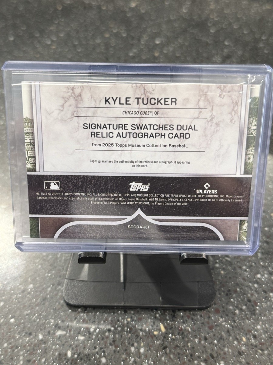 2025 Topps Museum Collection Signature Swatch Dual Relic Kyle 