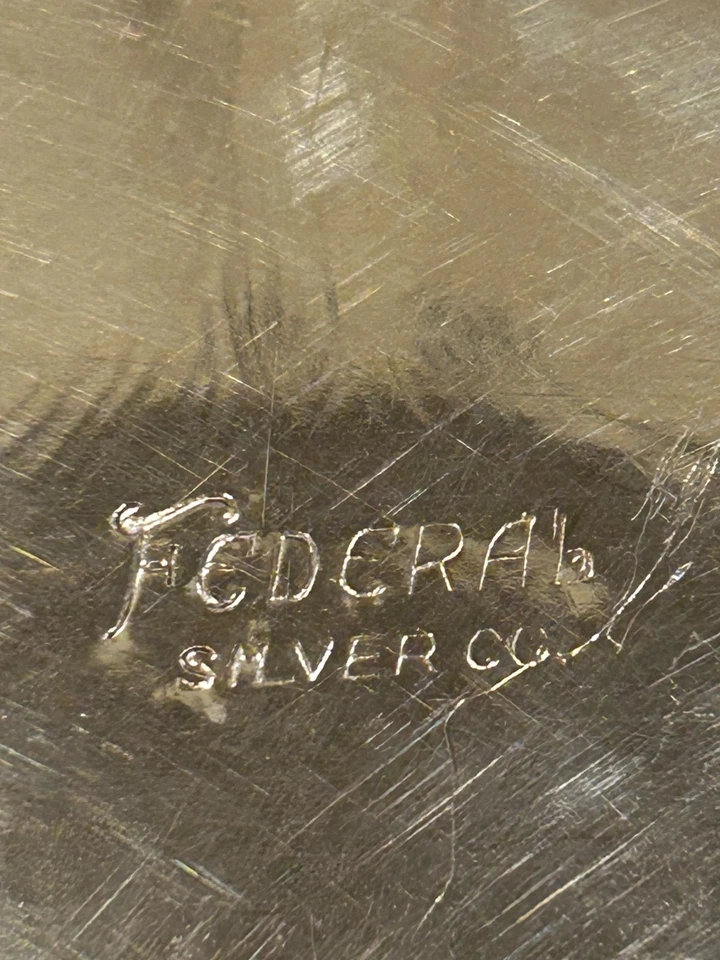 Vintage Hollywood Board of Realtors Silver Plate Platter Federal Silver Co. - Image 3 of 4