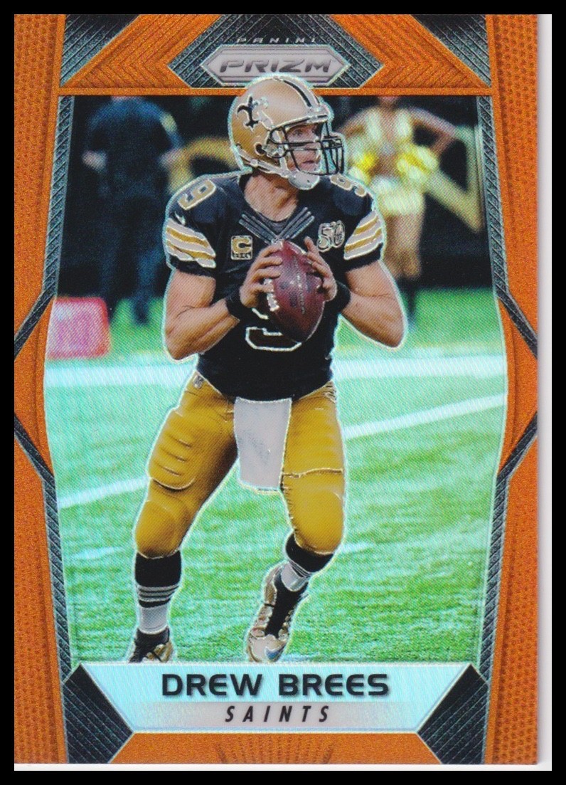 2017 Panini Prizm Drew Brees Orange /275 Saints