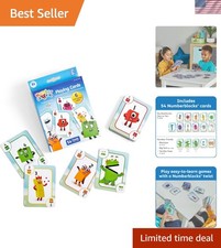 Multicolor Numberblocks Card Game Set for Preschool Math Skills - 2-4 Players