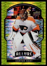 2020-21 Upper Deck Allure Yellow Taxi Carter Hart Philadelphia Flyers #12
