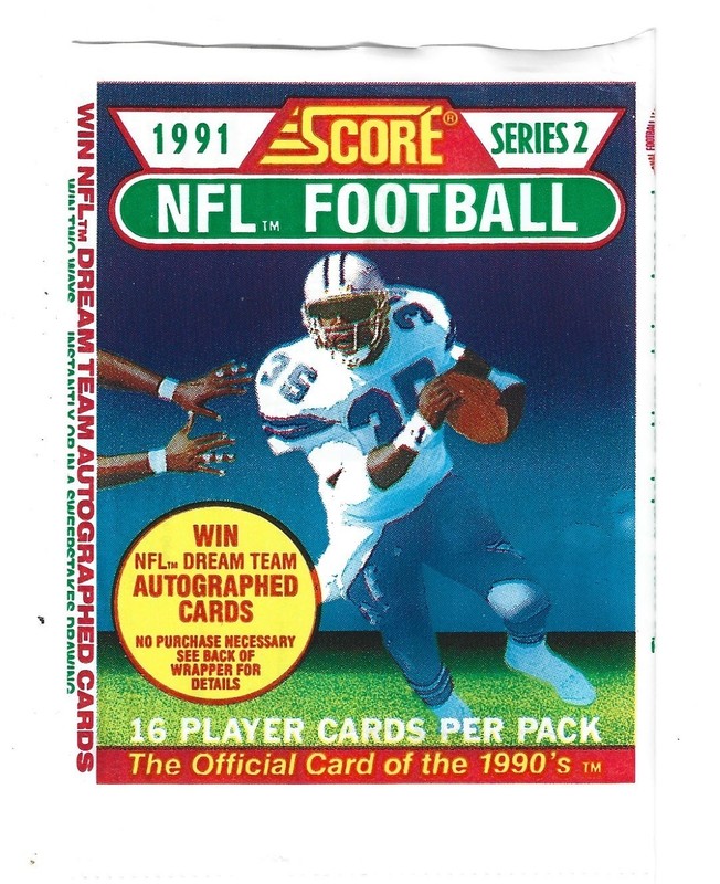 1991 Score Football Series 2 - Wrapper Only  (#35 on front)