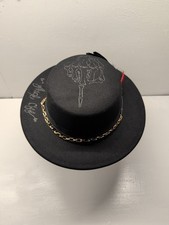 Custom Felt Wide Brim Hat Cowboy/Cowgirl Hand Wood Burned