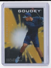 2021 Goodwin Champions Goudey Platinum Black Gold Carlos Colmenarez 176/249 #G46