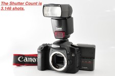  Near MINT W/Flash Canon EOS 40D Digital SLR Camera Black Body JAPAN 388A