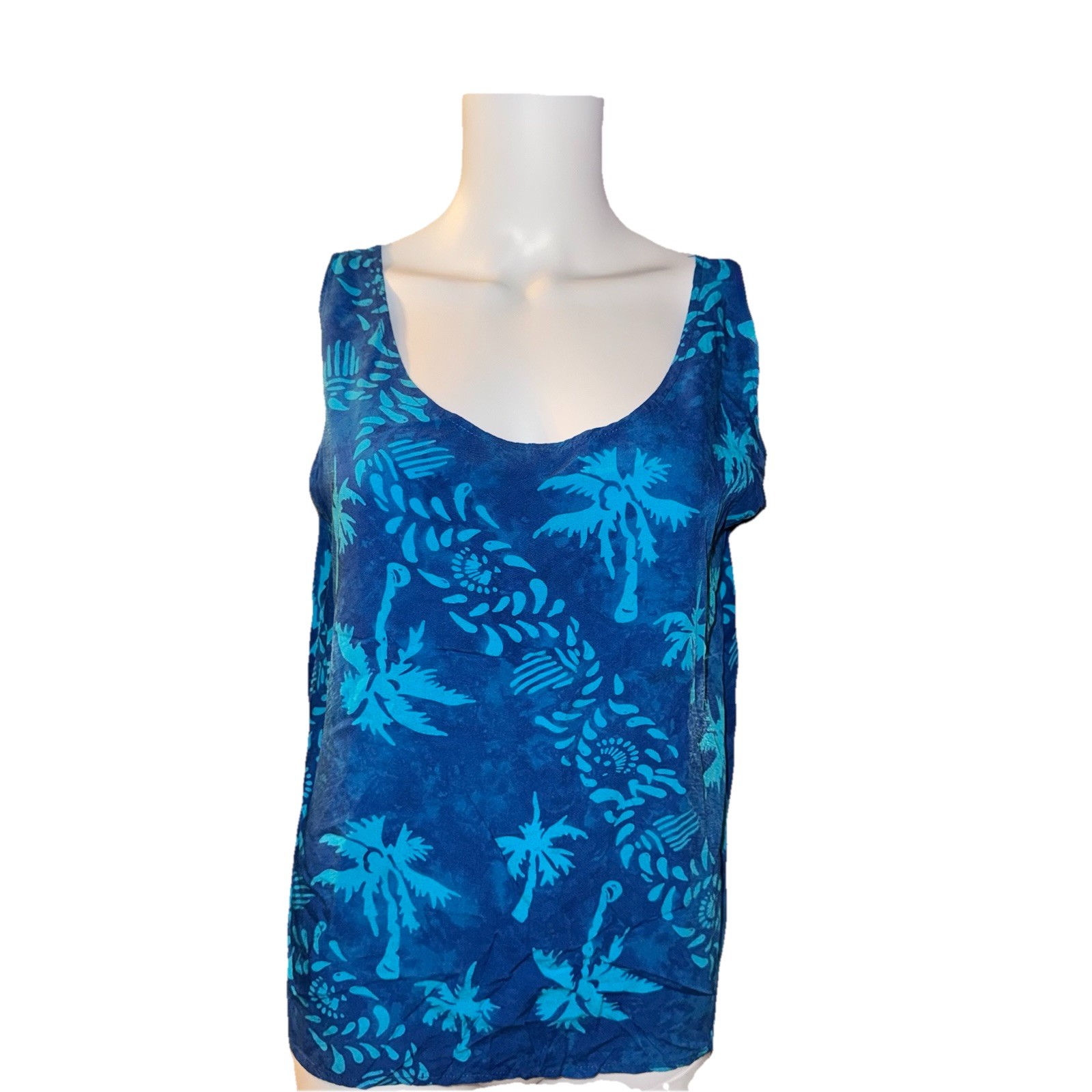 Bali Batiks Women’s Floral Sleeveless Tank Top