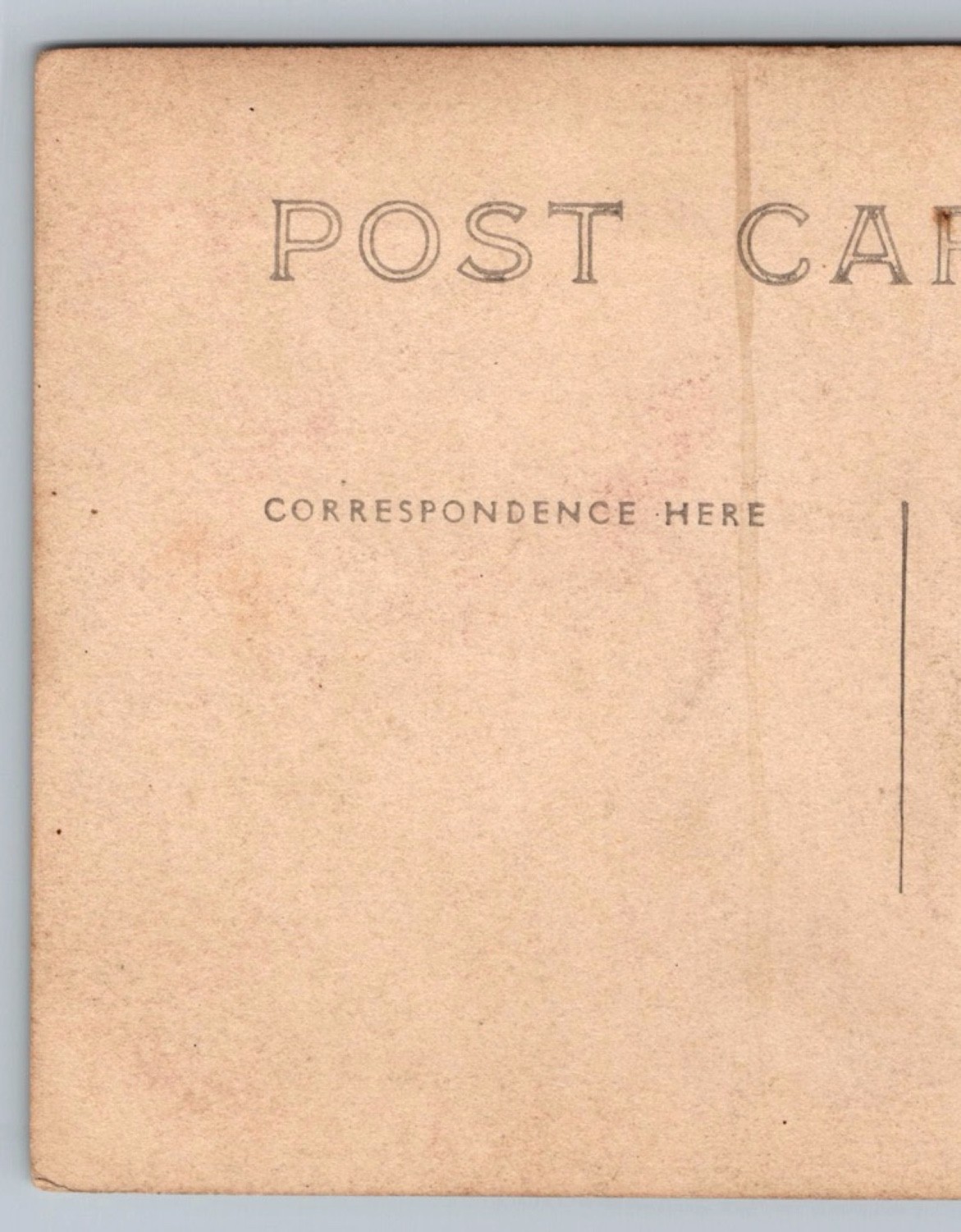 Antique RPPC man riding horse in park Real Photo Postcard 