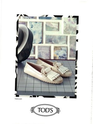 2015 Print Ad Tod's Gommino Loafer Shoes Leather Moccasins Womens Footwear 226