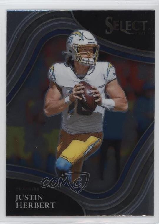 2021 Panini Select Field Level Justin Herbert #319 2r8