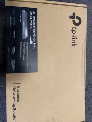 TP-LINK TL-SG1428PE Easy Smart Netzwerk-Switch - Schwarz