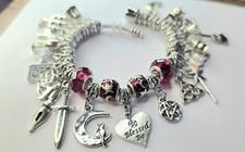 Blessed Be Charm Bracelet Wiccan Size 8" Non Adjustable 