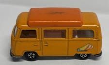 Vintage Lesney Matchbox 1970 series #23 Volkswagen Camper Van Orange