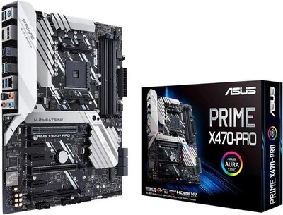 ASUS PRIME X470-PRO, Socket AM4, ATX Motherboard