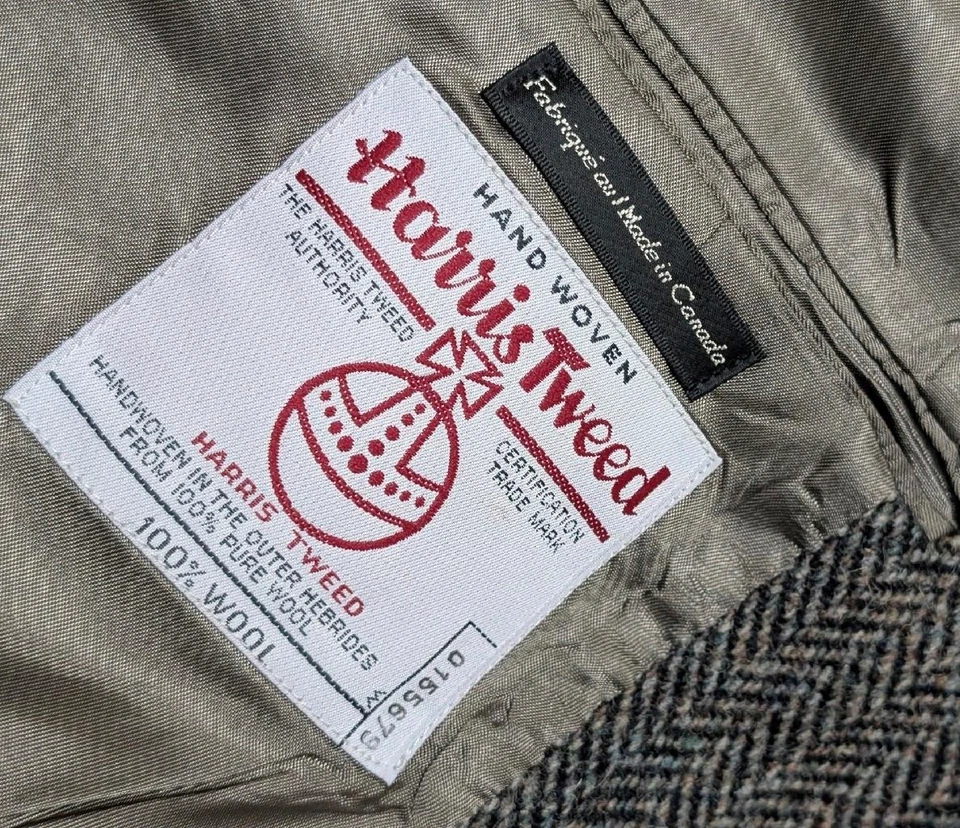 Abrigo deportivo HARRIS TWEED ARENGIBRE 46R donegal lana irlandesa MOORES Foto 4 de 4