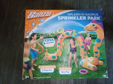 Banzai Splash-O-Saurus Sprinkler Park Inflatable Sprinkler Park NIB