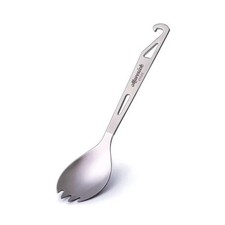 Titanium 3 in 1 Ti Spork, Spoon, Fork and Bottle Opener Combo, Camping Utensi...