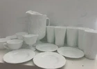 Vintage Indiana Glass Harvest Grape White Milk Glass 19 Piece Lot