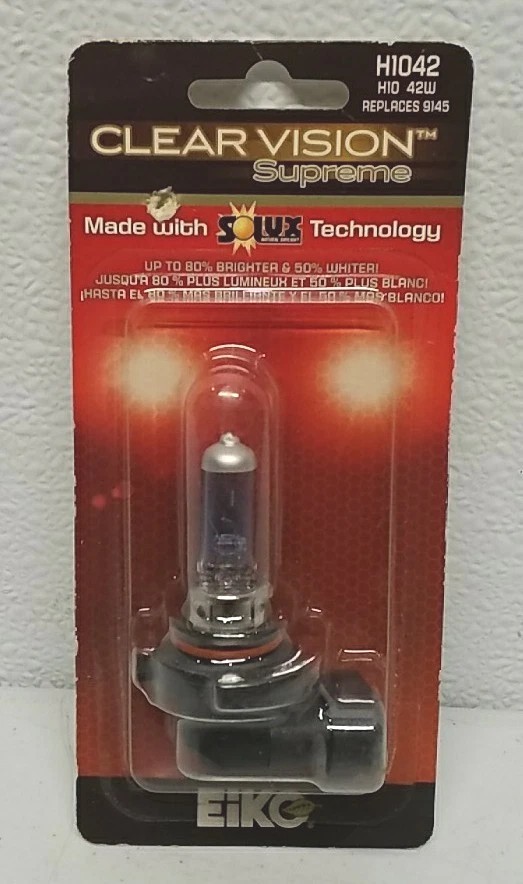 H1042 Eiko Clear Vision Supreme Headlight Bulb High Output Lighting