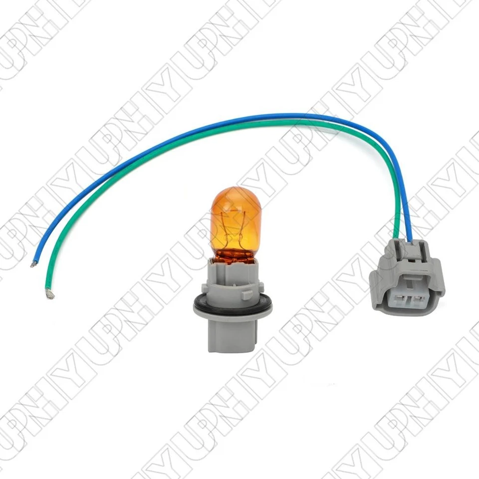 Turn Signal Corner Light Bulb Socket w/ Connector Pigtail 90075-60028 For Toyota - Image 2 of 4