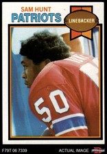 1979 Topps #181 Sam Hunt Patriots SFA 5 - EX
