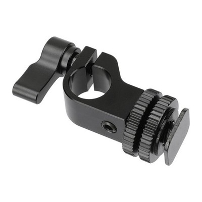 15mm Single Hole Pipe Clamp Camera Accessory Aluminum Alloy Hot Shoe Extension