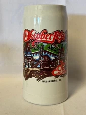 Oktoberfest The Old Country Stein Rare CS42 Variant 1980 Ceramarte Brazil 6 1/4"