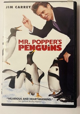 Mr. Popper's Penguins DVD Starring Jim Carrey, Carla Gugino