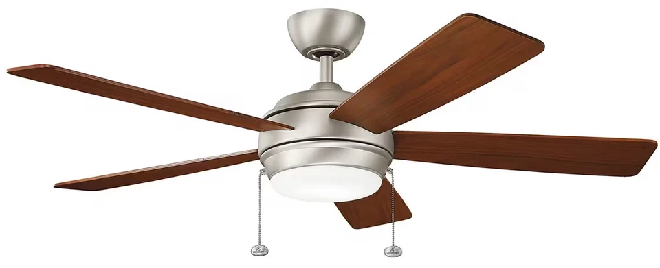 Kichler 330174NI Starkk 52" LED Ceiling Fan in Brushed Nickel - Image 2 of 2
