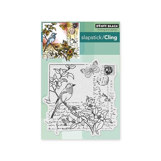 Penny Black Cling Rubber Stamps - Garden Letter 40-277
