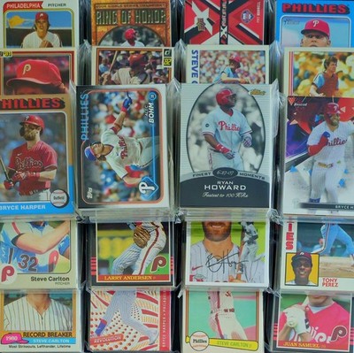 Philadelphia Phillies 40 Card Lot   Stars, Rookies, Inserts - Collector Team Mix