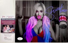 Smokeshow Scarlett Bordeaux Signed WWE 8x10 Photo Authentic Autograph JSA COA