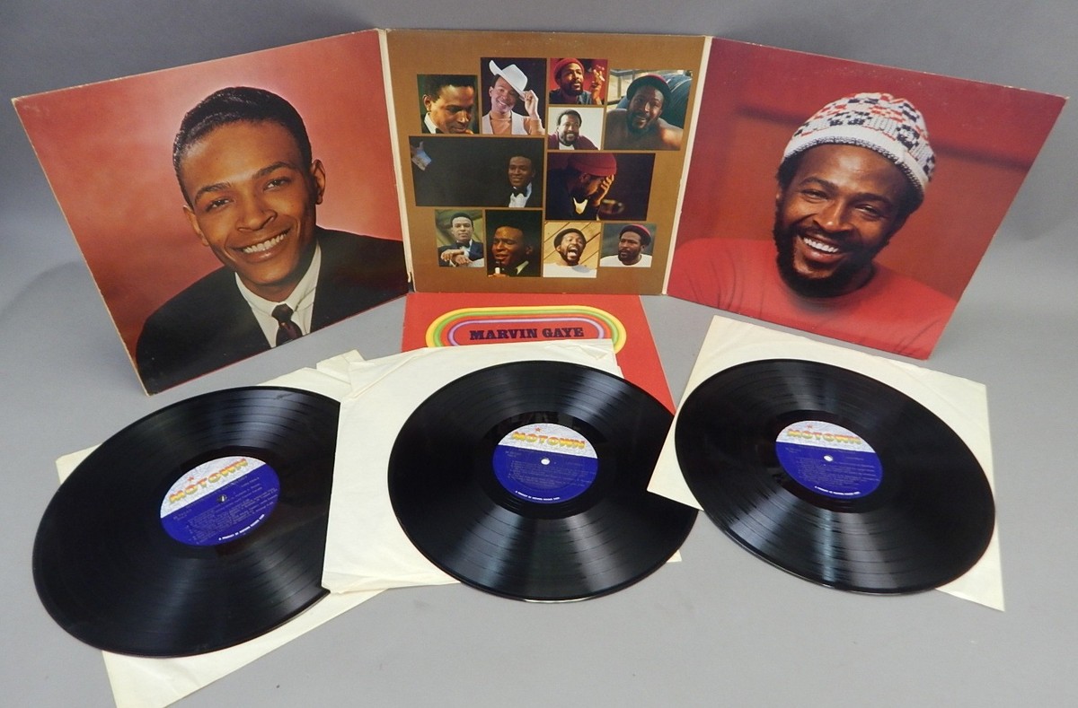Marvin Gaye /ANTHOLOGY 3枚組LP モータウン 見本盤 Marvin Gaye Anthology 3-LP Motown 1974 pressing What's Going On w