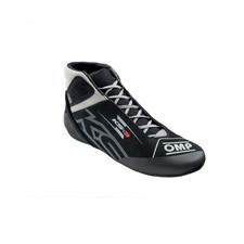 SCARPE KARTING NERO GRIGIO SCAMOSCIATE ENTR LEVEL OMP RACING KC0-0840 KS-3 SHOES