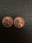1958 P D Lincoln Wheat Cent pair BU RD Free Shipping
