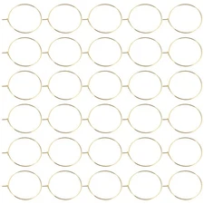 200 Pcs Wedding Wine Glass Logo Ring Drink Identifiers Goblet Marking Label