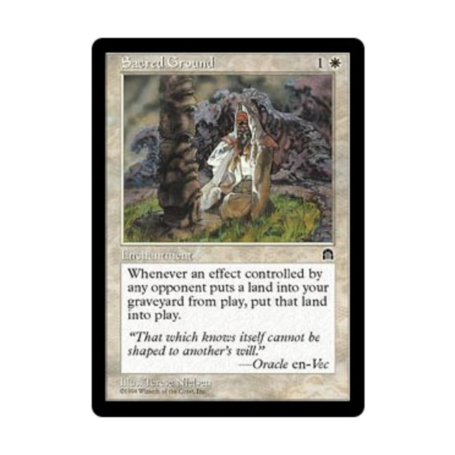 WOTC MtG Stronghold Sacred Ground (R) NM