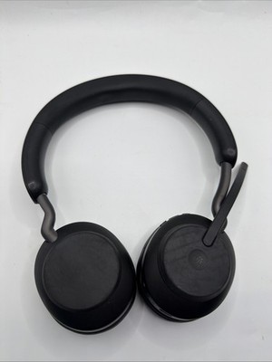 Jabra Evolve2 65 Wireless Headphone Headset Boom Mic (headphones only) Used