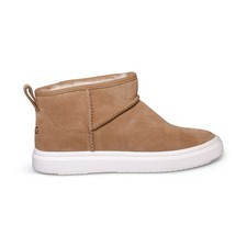 UGG ALAMEDA MINI CHESTNUT SUEDE SHEARLING ANKLE WOMEN'S BOOTS SIZE US 9/UK 7 NEW