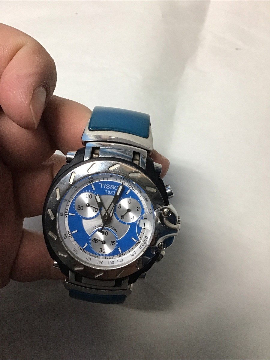 時計 Tissot T-Race T472 Blue Dial Chronograph Tissot T-Race T472 Chronograph Blue Dial Men's Watch 45mm Quartz