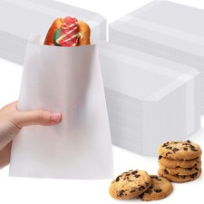 1000 Pcs 5 x 7 Inch Glassine Bags Wax Paper Treat Bags Cookie Sleeves Wax Pap...